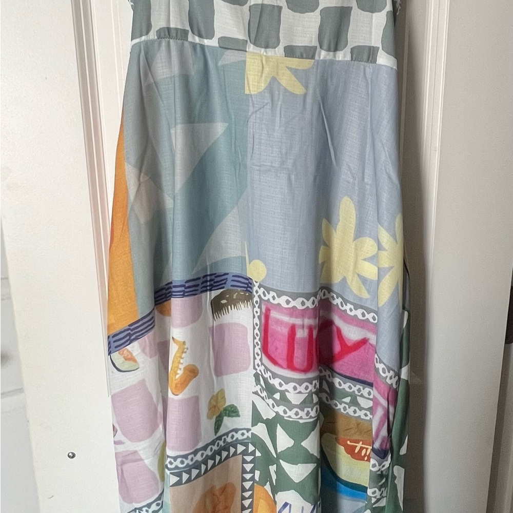 Colorful Patterned Women's Skirt